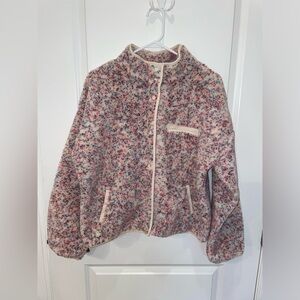 Aerie offline Speckled Chunky fleece Teddy Jacket